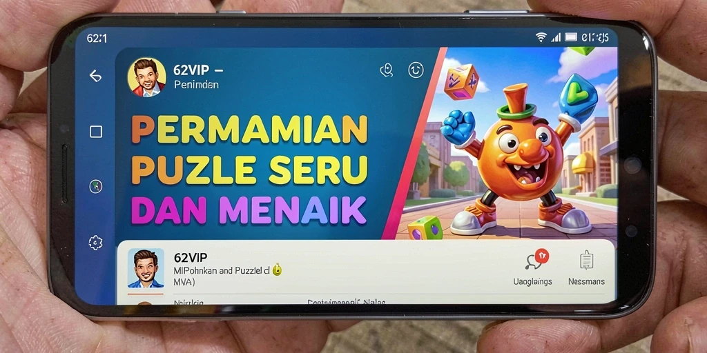 Screenshot dari gameplay seru 62VIP yang penuh tantangan puzzle.