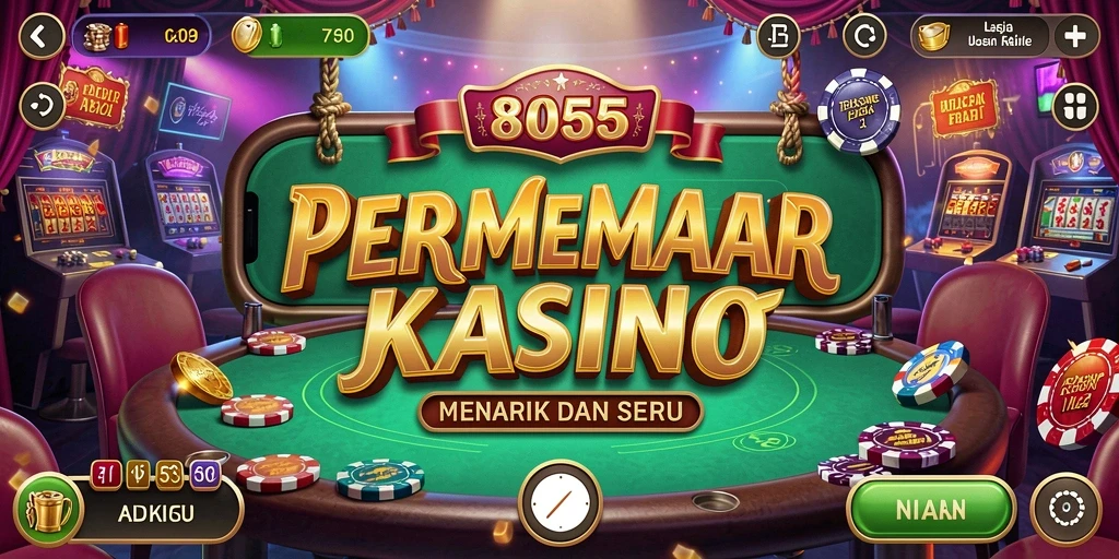 Tampilan menarik dari gameplay Kasino 8055 yang seru.