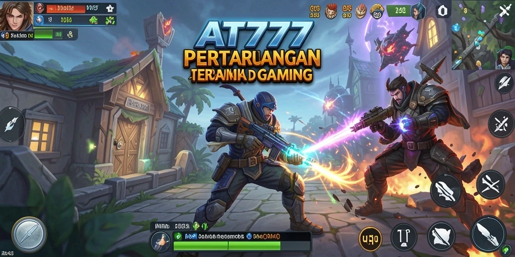 Gameplay AT777 yang mendebarkan dalam pertarungan Fighting.
