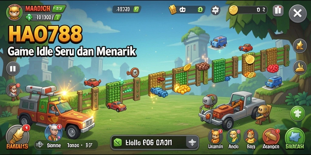Tampilan gameplay HAO788 dengan elemen Idle yang menawan.