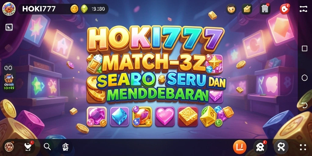 Tampilan gameplay seru HOKI777 dengan objek yang menarik.