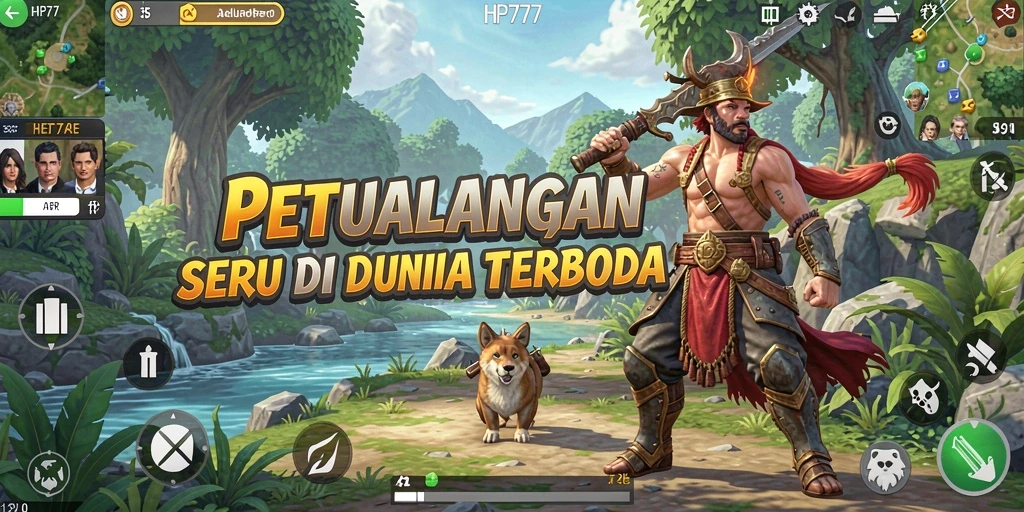 Gameplay seru di dunia terbuka yang penuh petualangan.