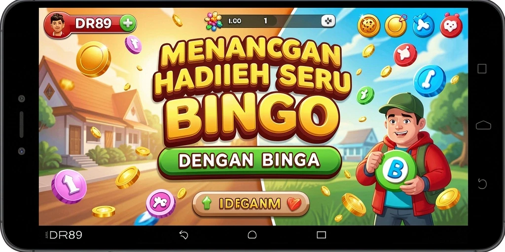 Tampilan menarik dari gameplay Bingo di IDR89