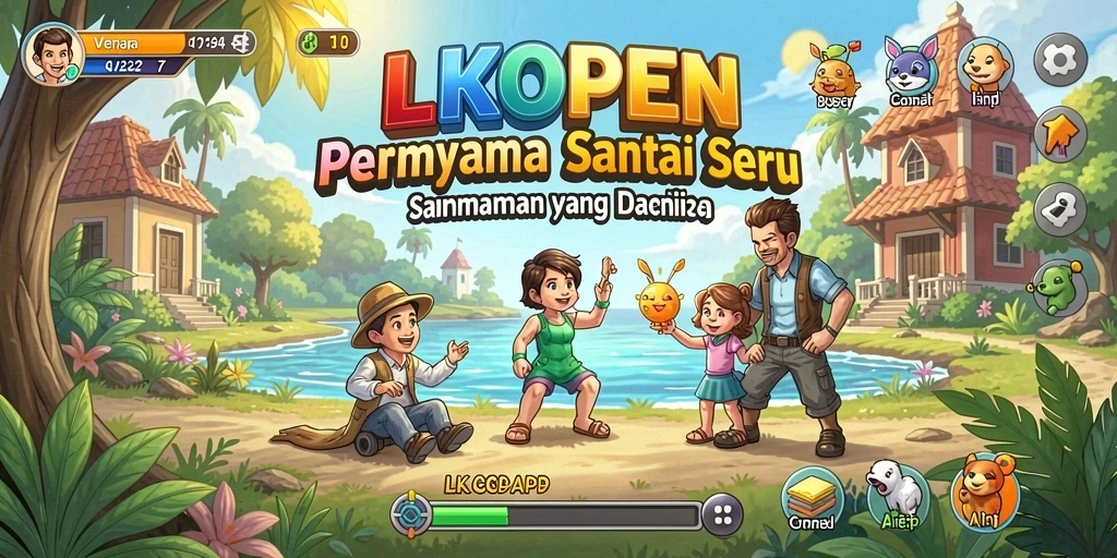 Tampilan menarik dari gameplay LKOPEN yang menyenangkan.