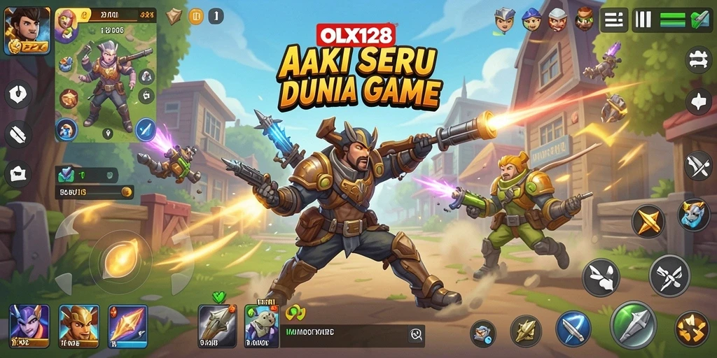 Tampilan aksi menegangkan dari gameplay OLX128.