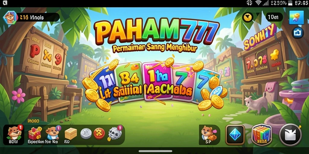 Screenshot gameplay PAHAM777 yang penuh aksi dan warna.