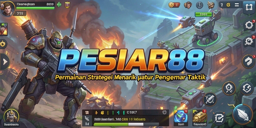 Tampilan menarik dari gameplay strategi PESIAR88.