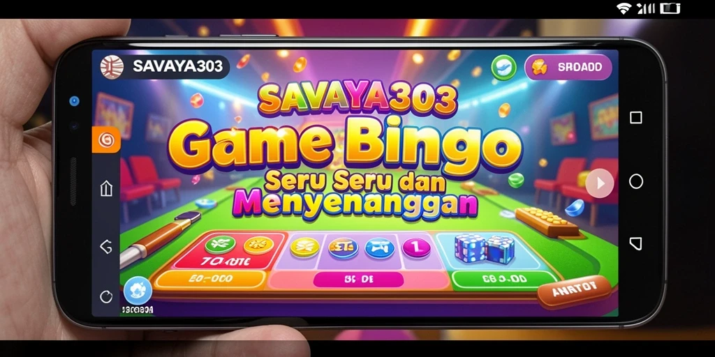 Tampilan gameplay SAVAYA303, serunya bermain Bingo bersama teman.
