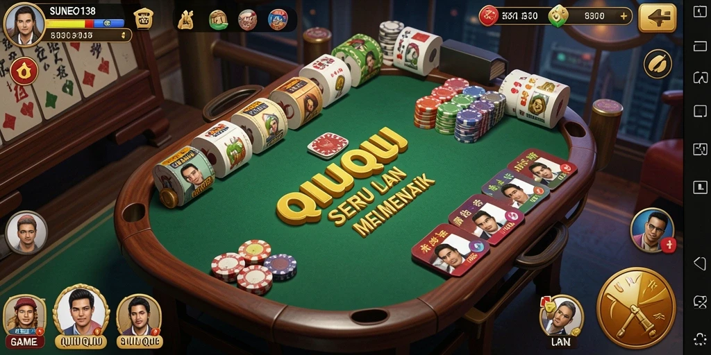 Screenshot SUNEO138 menampilkan gameplay seru dan menarik dari QiuQiu.